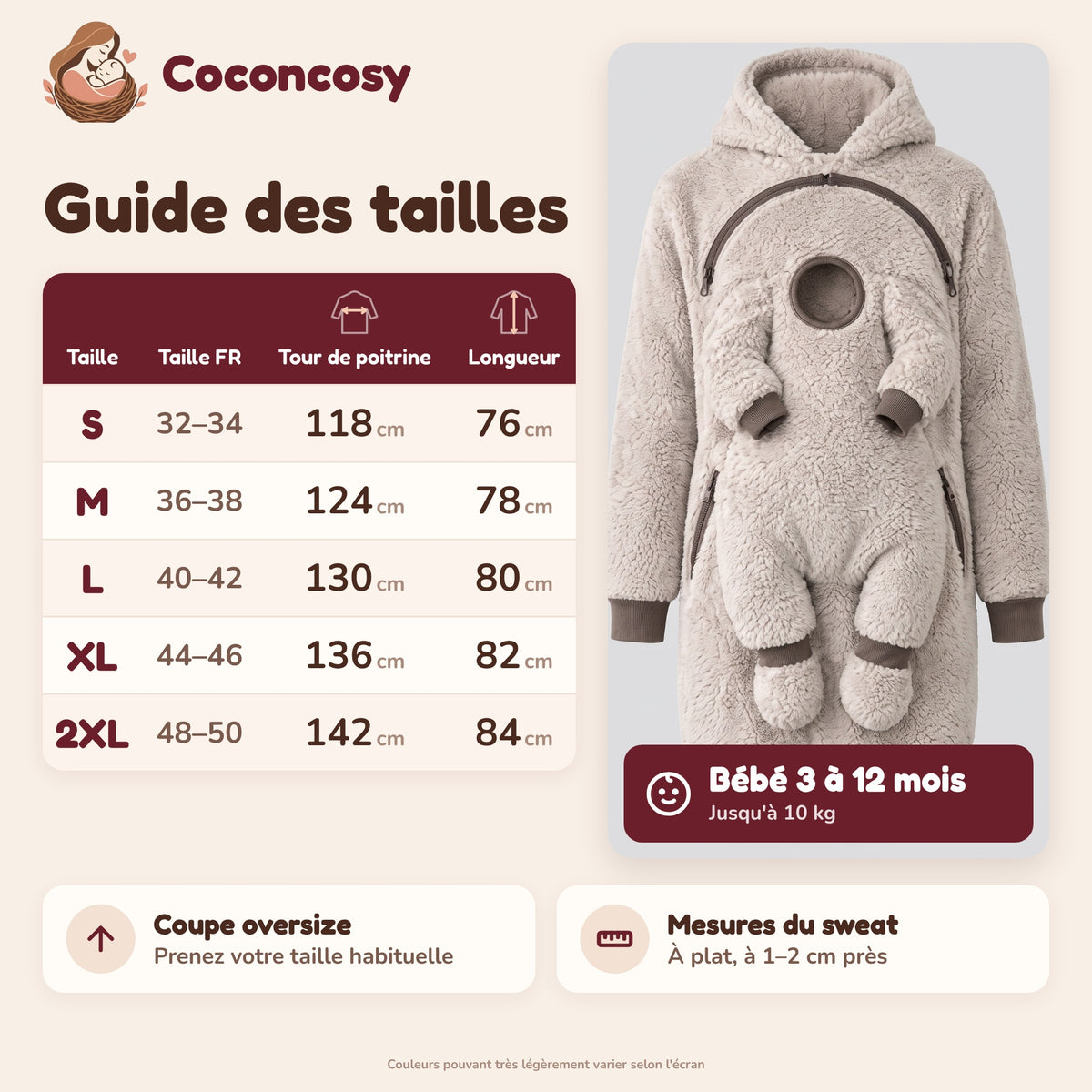 Sweat Porte-Bébé Mains Libres