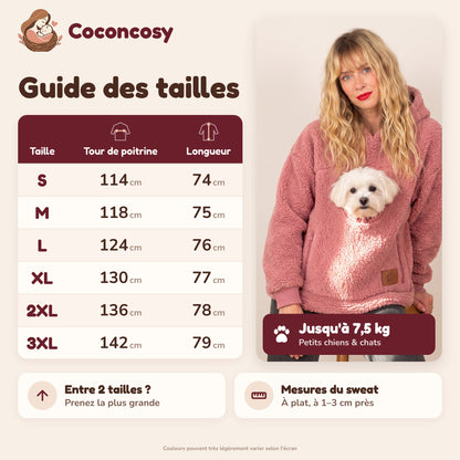 Coconcosy | Sweat à Poche pour Chats & Chiens